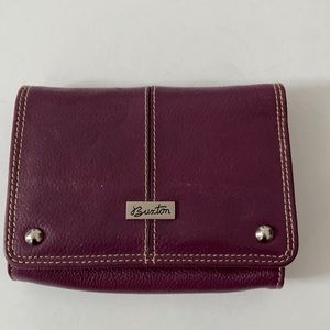 Buxton wallet leather